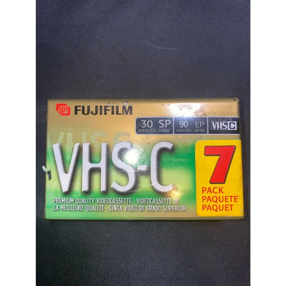 Fuji Film VHS-C TC-30 Premium Quality Video Cassette NEW SEALED